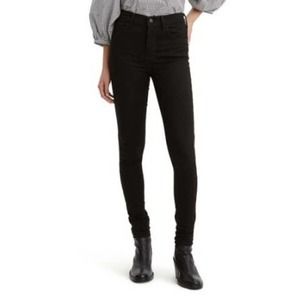 NEW Levi's Size 18 (34) Skinny JEAN # 720 "High Rise Super Skinny JEAN" Black